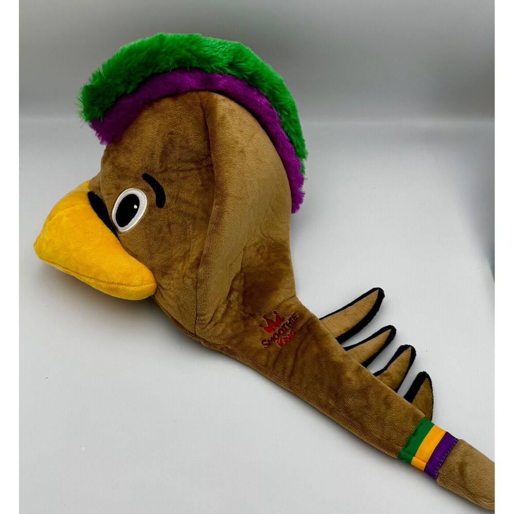 Rare NBA New Orleans Pelicans Pierre Plush Mascot Hat - New W/O Tags